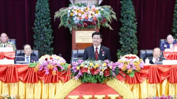 Tổng Bí thư Tô Lâm gửi thư chúc mừng Tổng Bí thư Ban Chấp hành Trung ương Đảng NDCM Lào